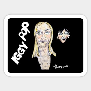 Iggy Pop Godfather of Punk Sticker